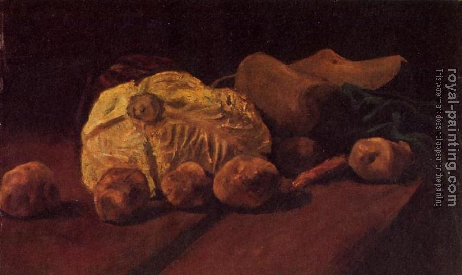 Vincent Van Gogh : Still Life with Cabbage and Clogs